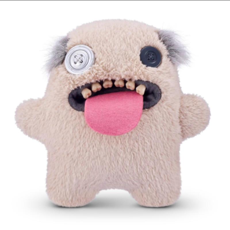 Funny Ugly Teeth Plush Toy Wide Eyed Crazy Rabbit Stuffed Animal Quirky Monster Doll Unique Gift