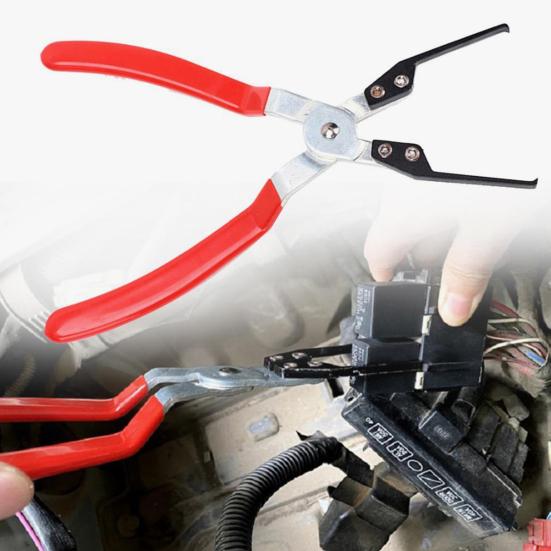 Szczypce do wyciągania przekaźników Narzędzie do usuwania przekaźników i bezpieczników samochodowych Wąskie końcówki Rączki Szczypce do ciasnych miejsc Ściągacz ramienia wycieraczki