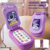 Children's Multifunctional Educational Music Phone Toy with Cartoon Lights