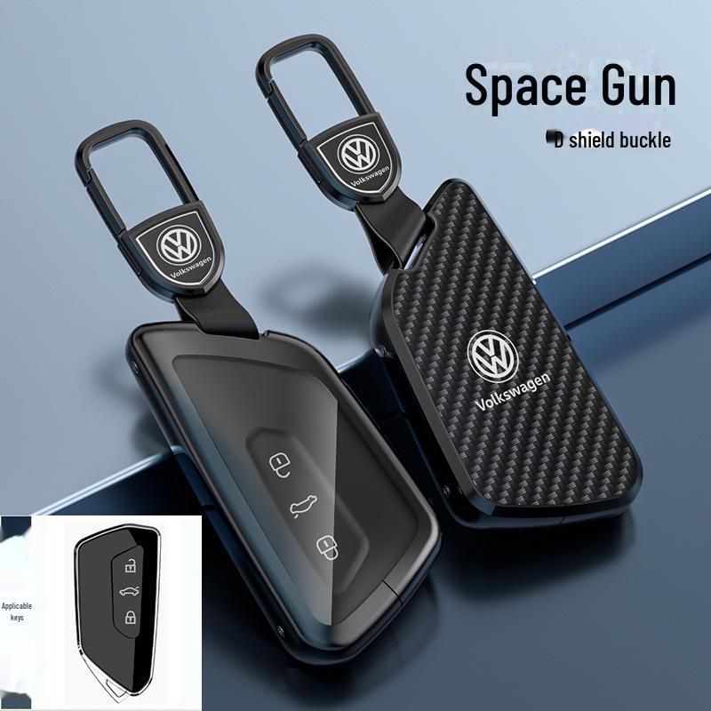 Kryt klíče Volkswagen Lavida pro 24 modelů - Sagitar, Tanyue, Tiguan, Bora a další - Skořepina s přezkou na tašku do auta - Chraňte své klíče stylově.