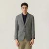 Ferraromilano Wool Blend Houndstooth Classic Jacket Grey (Am0Fozc30234)