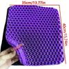 Ultra-Comfort Gel Seat Cushion Set with Breathable Honeycomb Design - Tailbone Relief, Ideal for Office, Car, Airplane Use