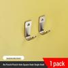 No-Drill Wall-Mounted Stainless Steel Hook for Towel, Clothes, and Hat