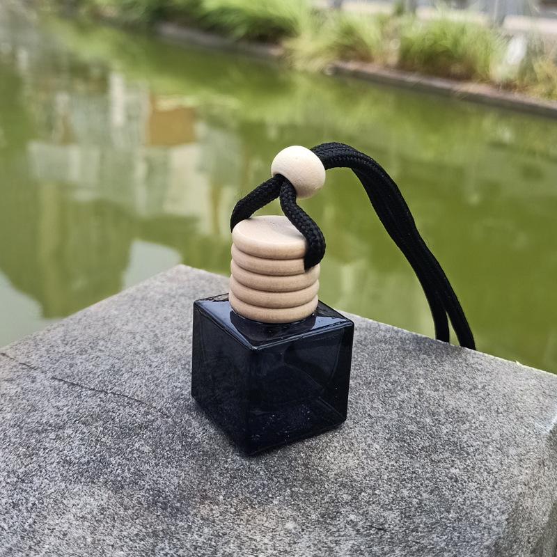 1Pc Car Perfume Empty Bottle Pendant Fragrance Oil Diffuser Rearviewmirror Car Interior Car Mounted Perfume Hanging Empty Bottle