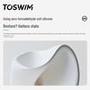 TOSWIM Silicone Swim Cap for Long Hair