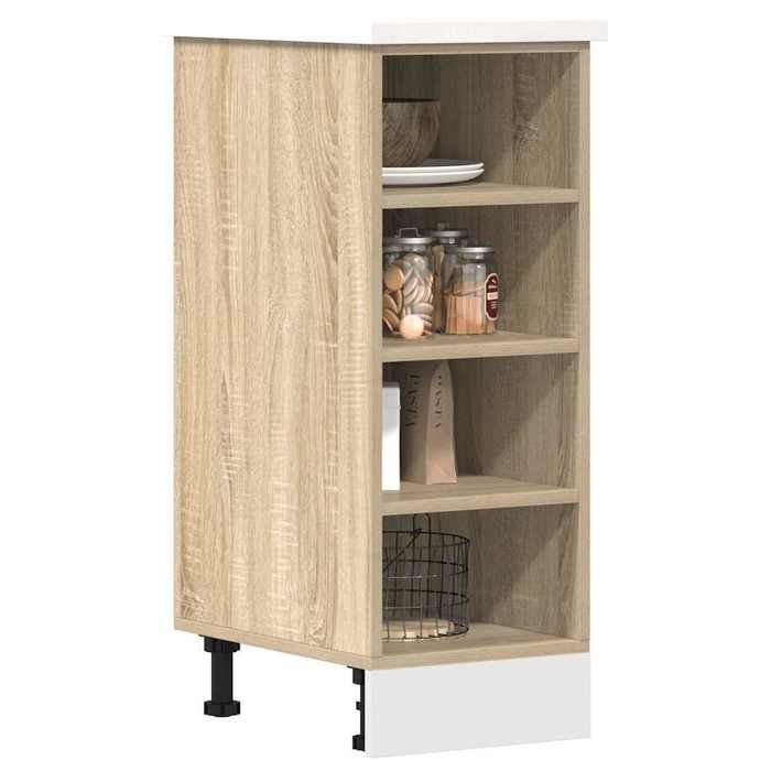VidaXL Meuble bas "Riga" Chêne Sonoma 30 x 44,5 x 81,5 cm Bois d'ingénierie 854195