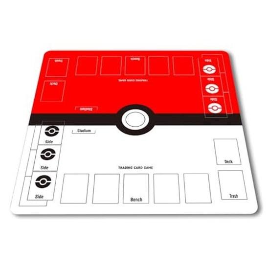 Playmat Simple Design Card Game Non-Slip Rubber Mat Waterproof Storage Bag Included 6060cm (A)