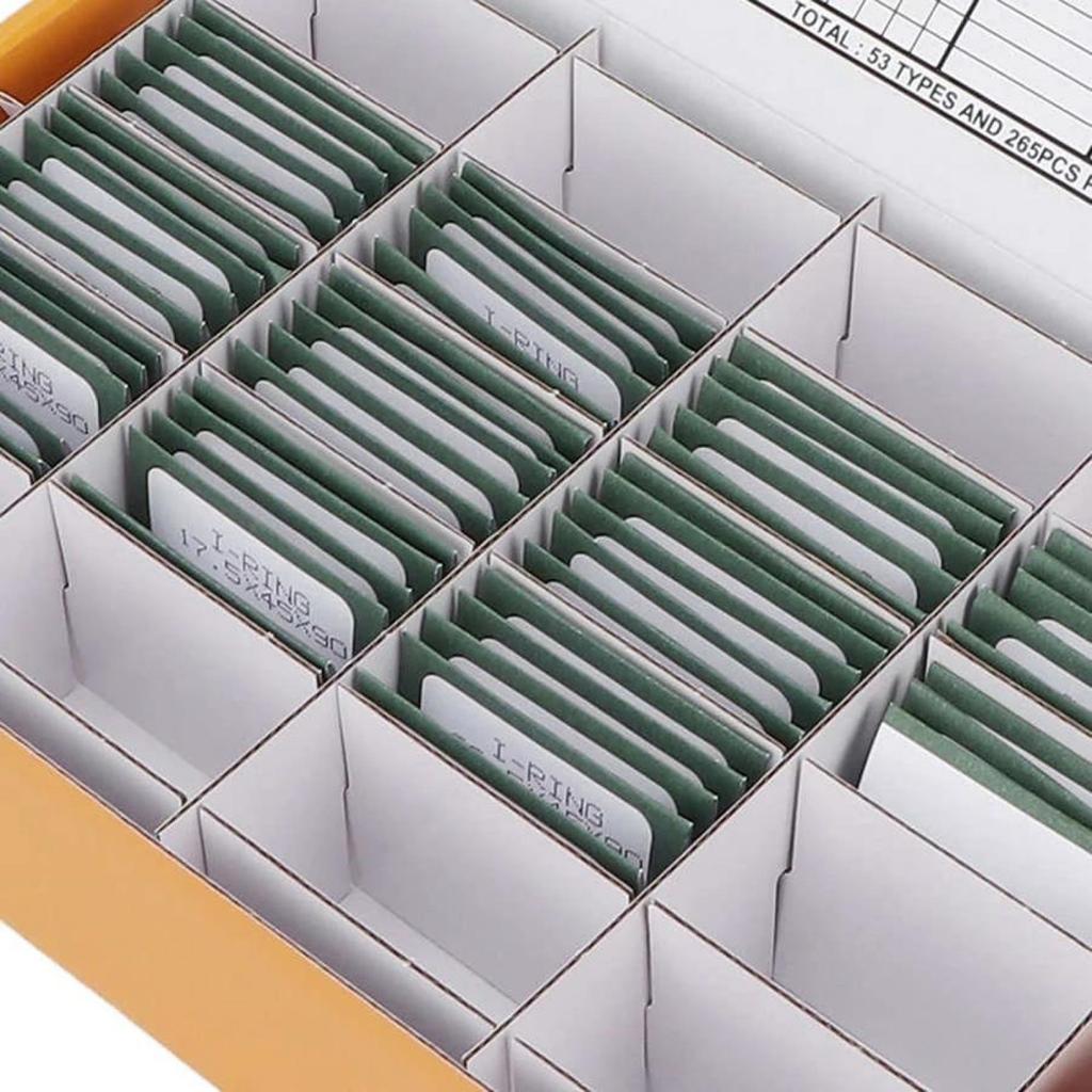 265pcs Waterproof Watch O Ring DIY Gasket Washers Assortment for Watchmaker Waterproof O Ring Replacement