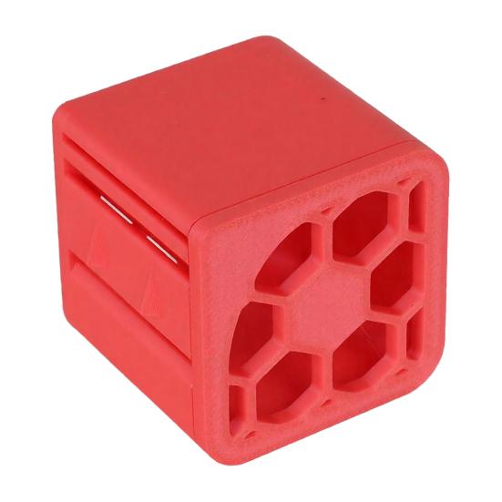 

Знімач етикеток Стійке до подряпин Матове покриття Легке двоступеневе складання Видалювач етикеток Інструмент для керування етикетками червоний