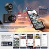 E-ACE Dash Cam 4K+2.5K Doppio Canale Car Dvr Supporto WIFI GPS Visualizzazione Velocità Parcheggio 24h Registrazione Ciclica Visione Notturna Scatola Nera