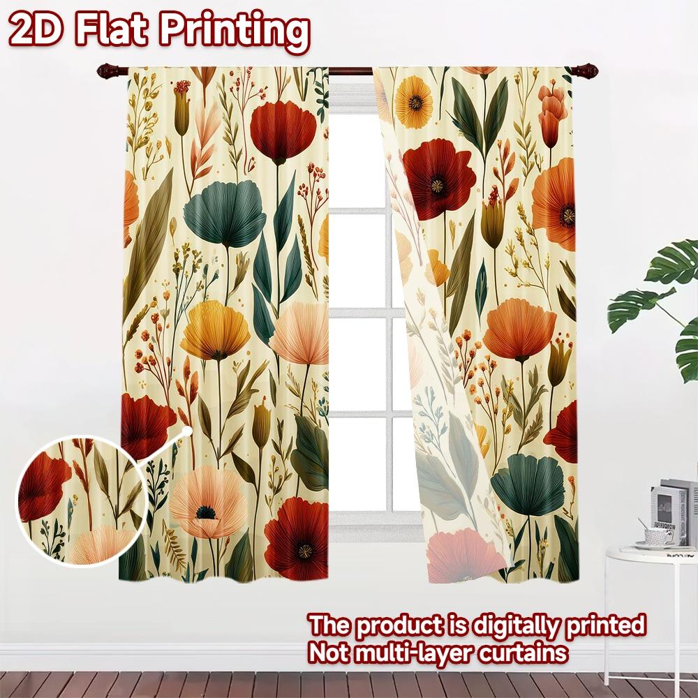 2D flat Photography Backdrop Popular Photography Banner Colorful Floral Bouquet 100% Polyester Party & Holiday Decor Use for