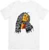 Bob Marley Music Unisex Fit for Men Women Quality Cotton T-Shirt White.