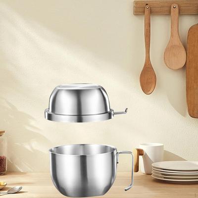 Instant Noodle Bowl with Lid Bento Box Easy To Clean Snack Ramen Cooker for Home Apartment
