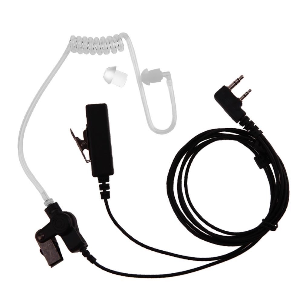 

1-3Pcs 2 Pin In Ear Stereo Air Tube Anti-Radiation Headset Radiation Proof Earphone Motorcycle Helmet Headset for Kenwood UV-5R