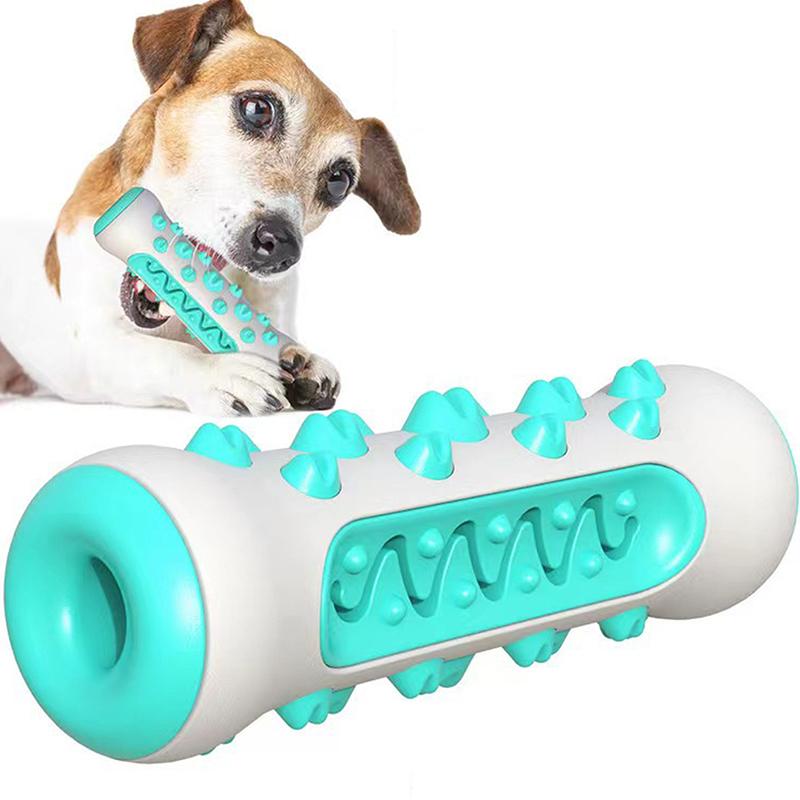 1*Rubber Dog Molar Toothbrush Toys Chew Cleaning Teeth Safe Puppy Dental Care Soft Pet Cleaning Toy Supplies Pet Accessories 1PC