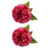 2PCS Modern Floral Curtain Clips Set Realistic Flower Curtain Ties Elegant Designing for Window Home Decoration