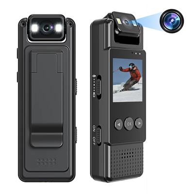 1080P WiFi Body Camera with Audio and Video Recording Wearable Body Cam Mini Clip-on Camera