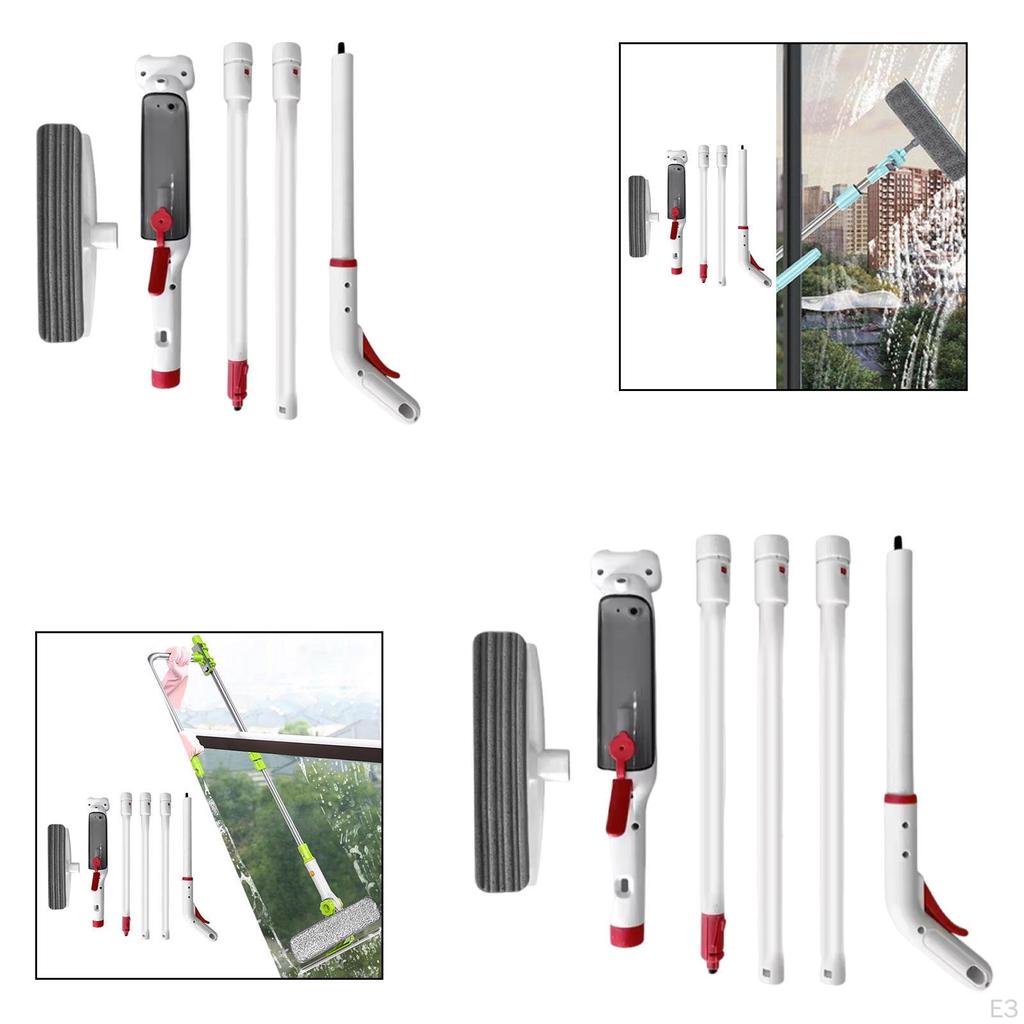 Telescopic Window Cleaning Sprayer with Squeegee for Mirrors And Showers