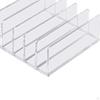 Desk Organizer File Holders Storage Transparent Rack Stand Letter Sorter for Office Supplies