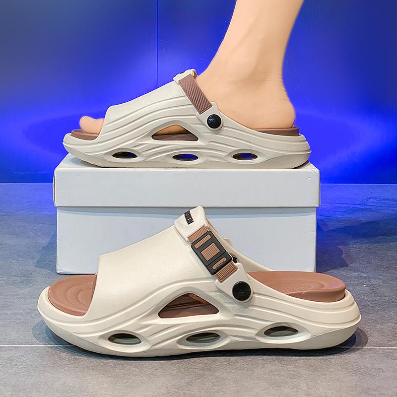 Pantofole da uomo comode, alla moda, con suola morbida, da casa, casual, sandali da spiaggia, taglie forti, 38-45