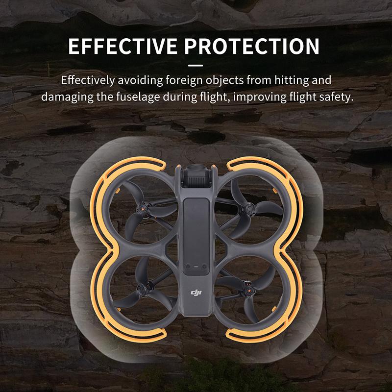 

Propellers Anti-Collosion Protective Guard for DJI Avata 2 Propeller Guard Cover for DJI Avata 2 Drone Accessories помаранчевий