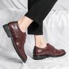 Casual Leather Shoes Big Size Men's Dad Shoes Business Fashi Leather Shoes
