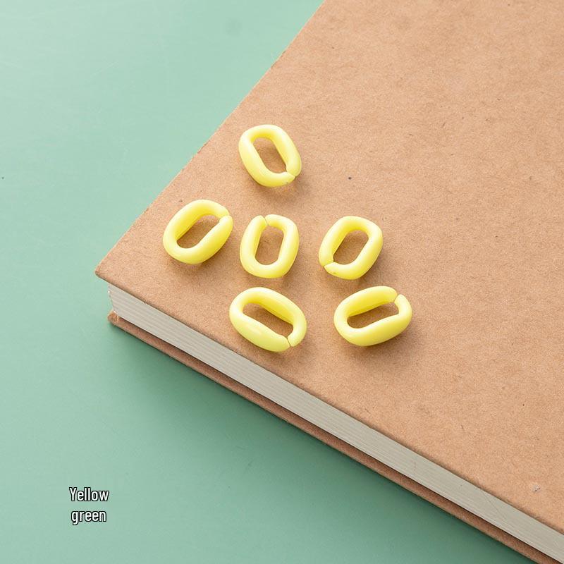Macaron Color Acrylic DIY Buckle Chain Assembled Candy-Colored Plastic Accessories