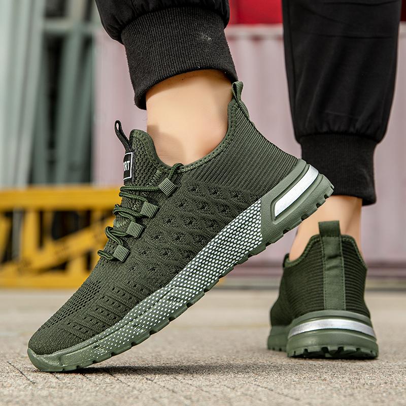 Fashion Men's Running Shoes Fitness Shoes, Anti Slip Tennis Exercise Walking Sports Casual Lightweight Breathable Mesh Shoes Designer