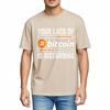 Komfort Mann Sommer T-Shirt Ihr Mangel an Bitcoin ist beunruhigend Kurzarm Atmungsaktiv Rundhals Für Mann T-Shirt Teeshirt Männlich