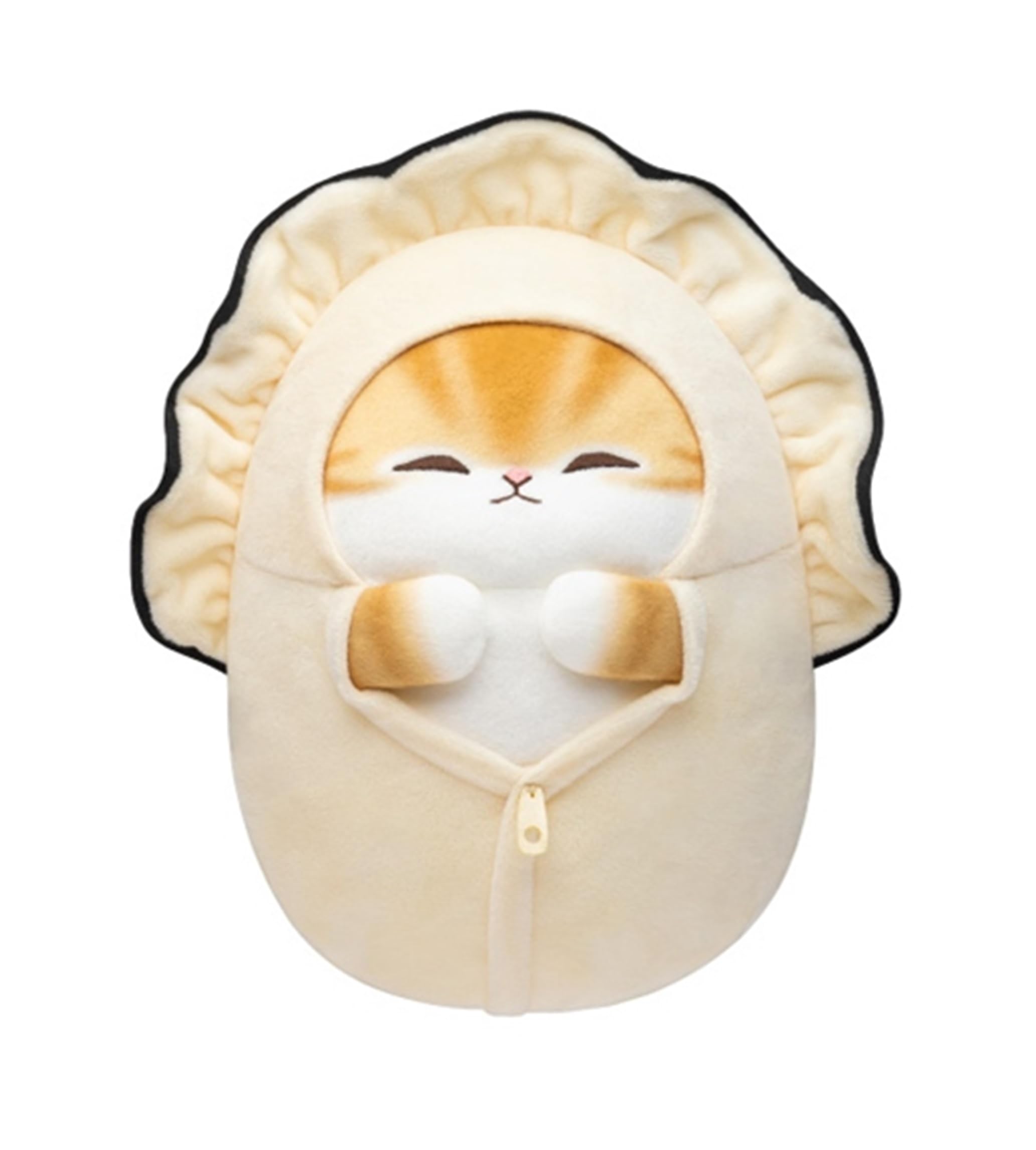 

mofu sand Kaki-nyan Plush Toy, Big Shark-nyan, Brown Tabby, Approx. 28cm