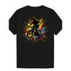 Men's Cycling Splash Graphic Tee Breathable Cotton Short Sleeve Crew Neck Outdoor Sports T-Shirt