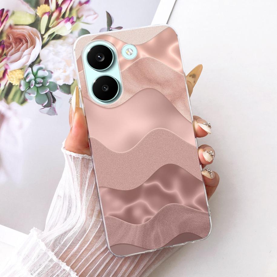 Case For Xiaomi Poco X8 Pro Max Cover Popular Flower Soft Silicone Transparent TPU Bumper For Xiaomi Poco X8 Pro X8ProMax Fundas