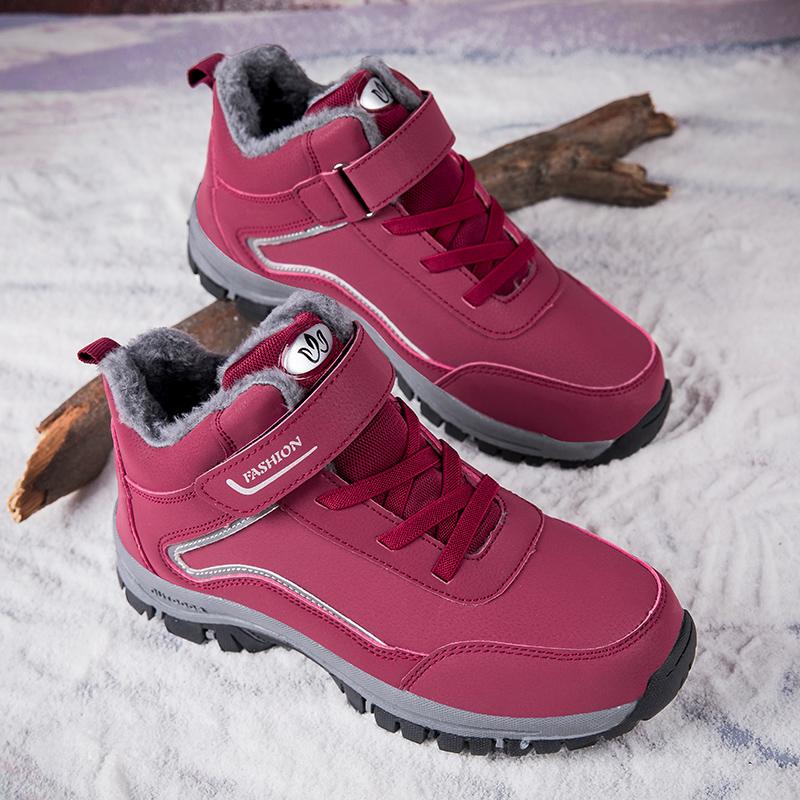 Men Winter Sneaker Shoes New High Quality Sneaker Short Boots with Anti Slip Thick Sole Walking Work Cotton Shoes for Women