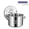 Jing Ling Xin Extra Thick 304 Stainless Steel Induction Soup Pot with Lid