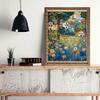 Floral Garden Village Night Tree Gustav Klimt Exhibition Poster Canvas Painting Print Wall for Living Room Home Decor Cuadros