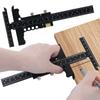 Woodworking Scriber TShape Aluminum Alloy Scribing Ruler Measuring Tool for Carpenter DIY Wood