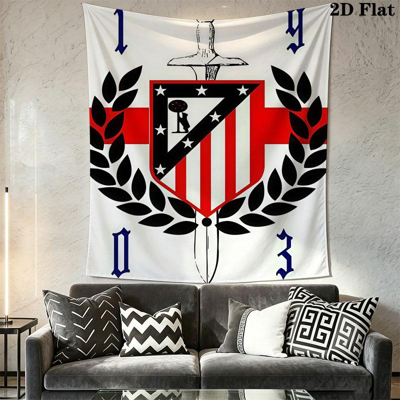 Atleti H Wall Hanging Printed Fabric Blanket Decorative Tapestries for Bedroom Living Room Home Decor
