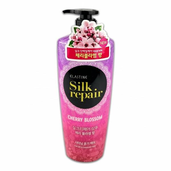 ELASTINE Silk Repair Cherry Blossom Shampoo 550ml O (WAEEAA4)