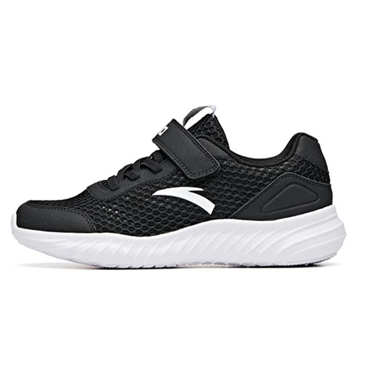 Anta Comfortable Daily Non-Slip Shock Absorbing Breathable Low-Top Kids Running Shoes Kids Running Shoes Black A33025563A-1
