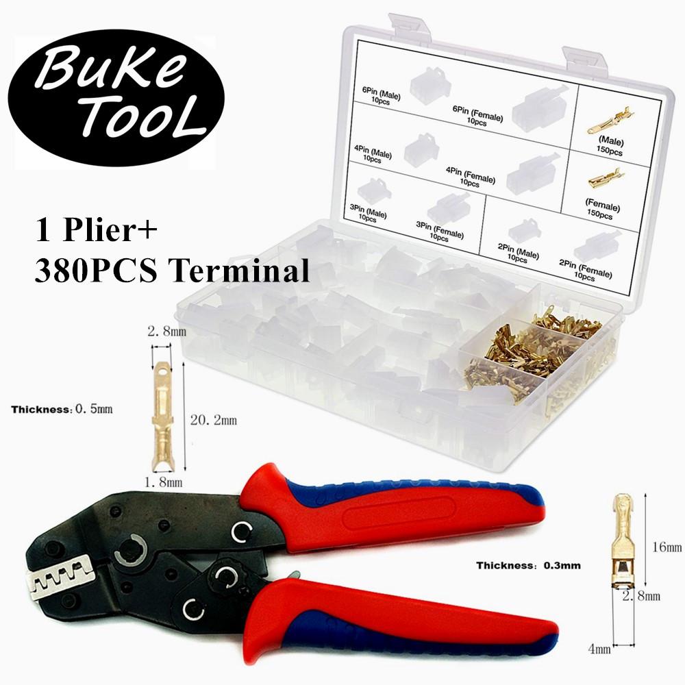 

380 шт. 2,8 мм 2, 3, 4, 6-контактный автомобильный разъем для электрических проводов, разъем для мужского и женского кабеля, комплекты вилок