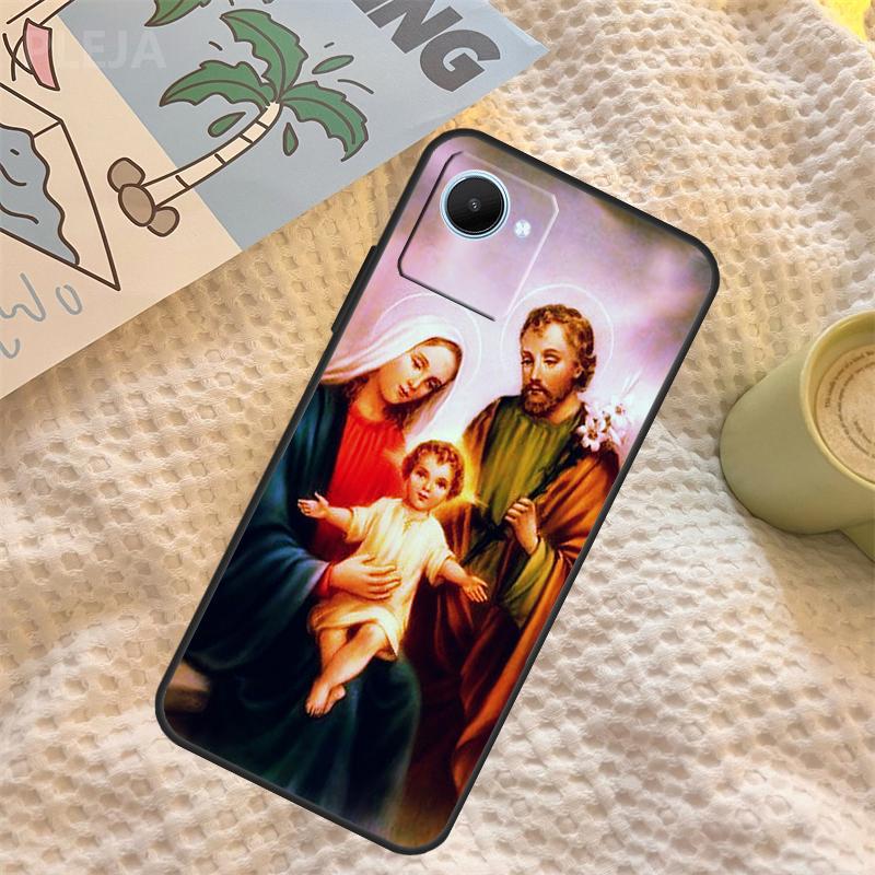 

Religious Mary and Jesus Case For Realme C55 C71 C67 C51 C75 C63 C61 C65 C53 C35 11 12 13 14 Pro Plus GT6 GT7 15 Pro Realme C61