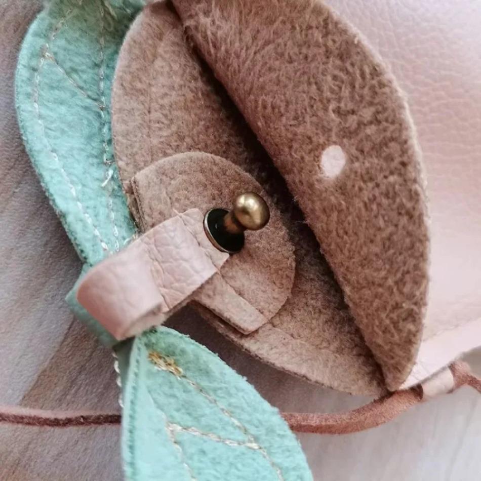 1Pcs Cute Cartoon Children Bags Girls Pear Small Crossbody Bag Mini Pumpkin/Ladybug Handbag Shoulder Bag For Storing Small Items