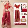Aladdin Jasmine Costume Belly Dance Outfit Ethnic Middle Eastern Performance Set Women