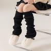 2025 Children's Vertical Stripe Over-the-Knee Leg Warmers - Breathable Spring/Summer Knitted Knee Pads and Scrunchy Long Socks for Girls.