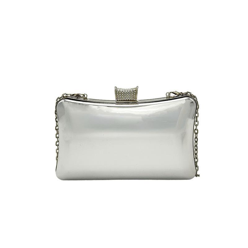 Women's Acrylic Chain Crossbody Bag Mini Box Niche Design Evening Clutch Luxury Bag Funny Bag Dinner