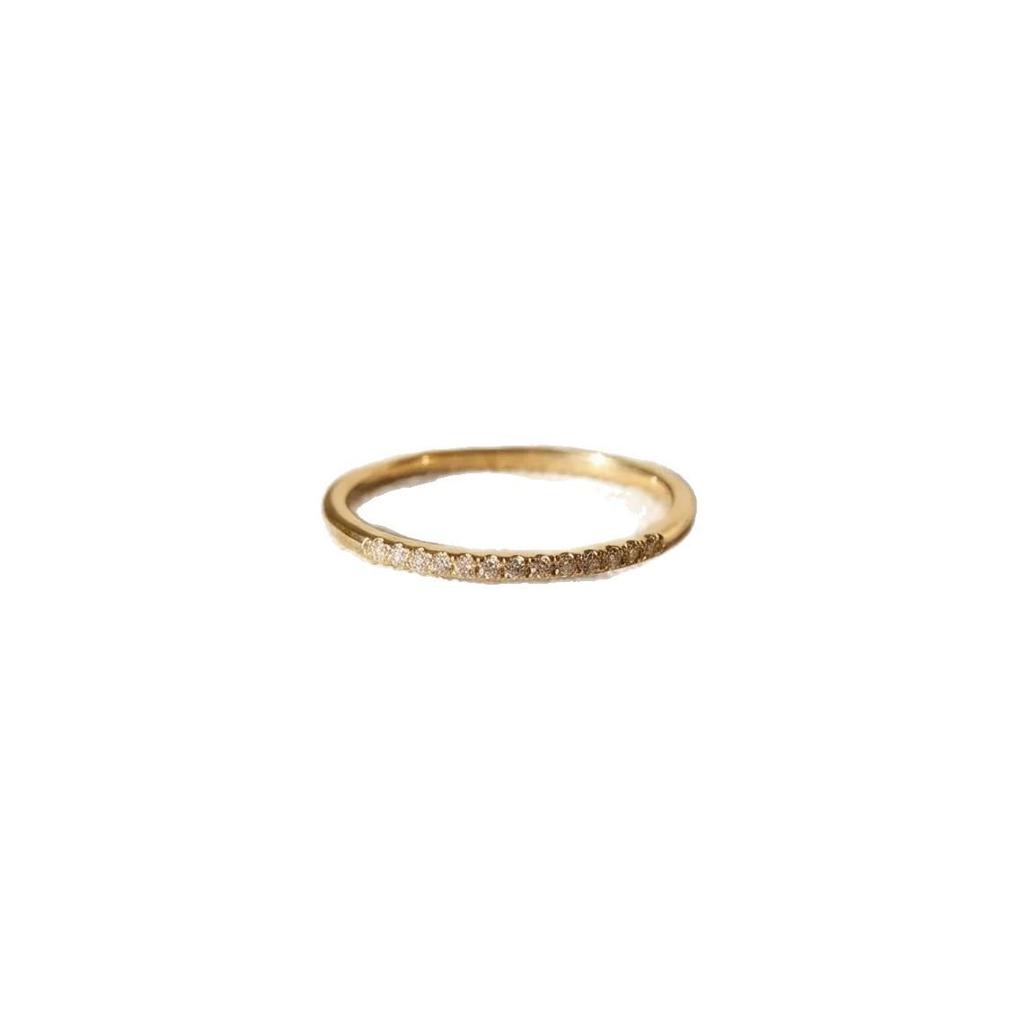 S925 Sterling Silver Star-Studded Pave Diamond Ring - Light Luxury European & American Style for Women