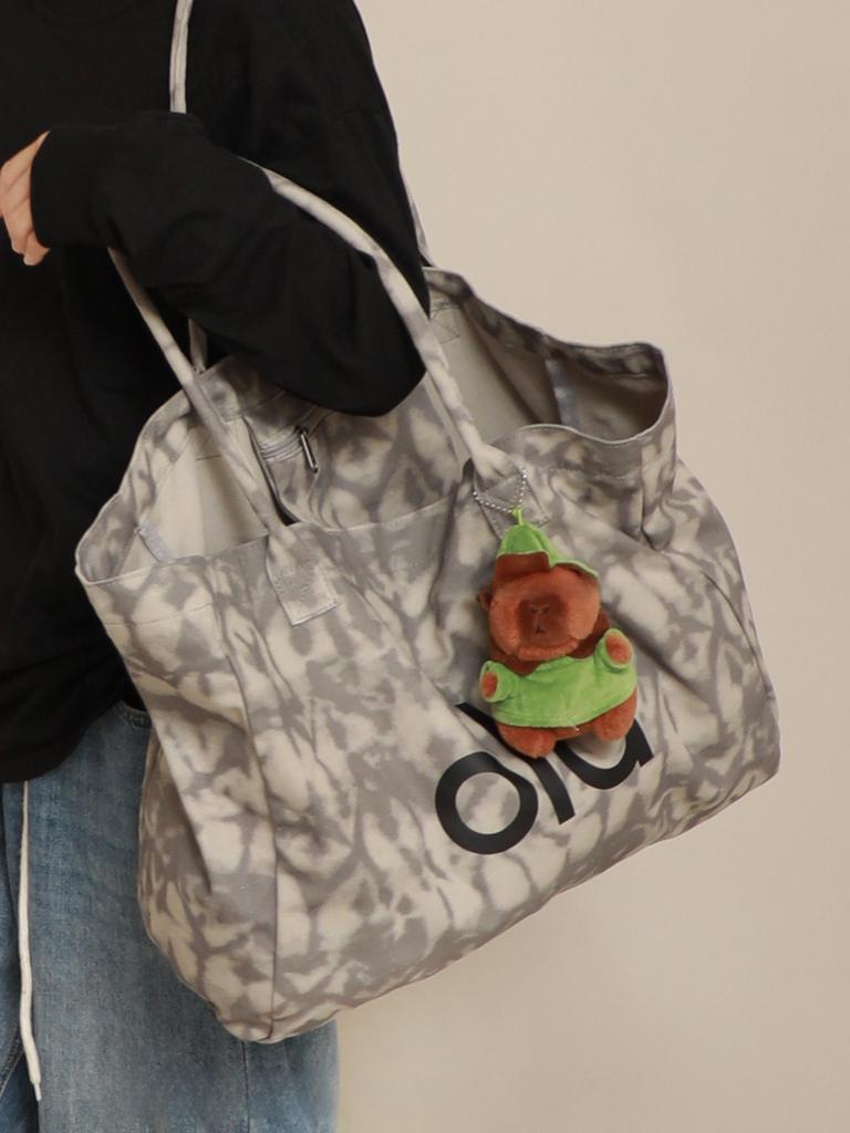 Borsa Sportiva da Palestra Grande Capacità Retro Borsa a Tracolla Casual da Pendolare Unisex per Giovani Adulti