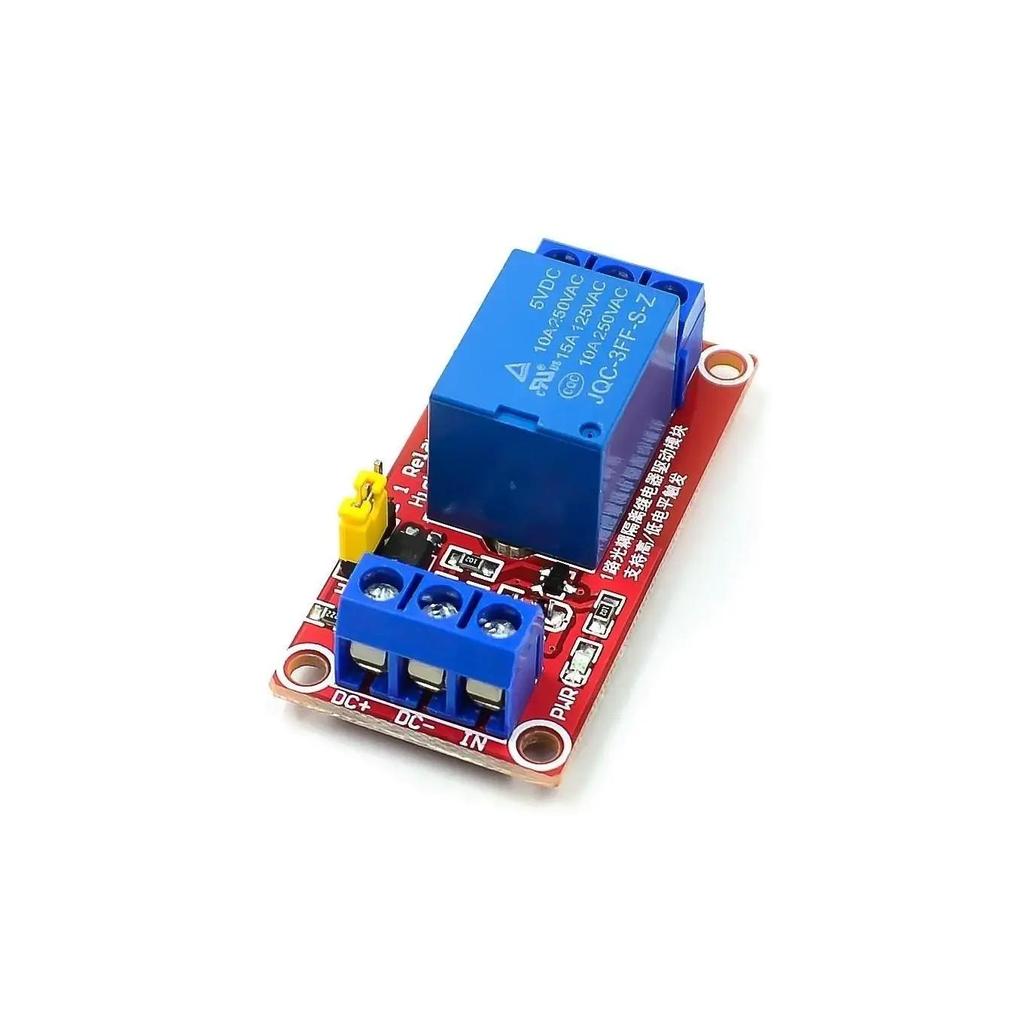 5V Relay Module with Optocoupler Isolation, High/Low Trigger, Available In 1, 2, 4, or 8 Channels