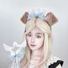 Soft Plush Dog Ear Hairband For Women Girls Cosplay Anime Hair Hoop Party Costume Sweet Style Accessory