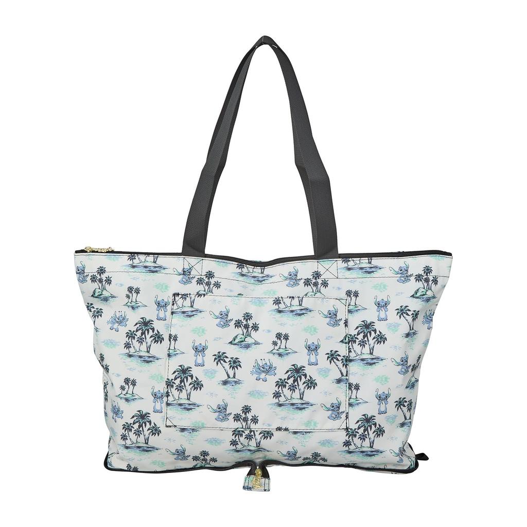 Foldable Tote Bag HPL0001 DN61. Beige Stitch